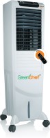 Greenchef 36 L Tower Air Cooler(White, Krissha Air Cooler - 36 Ltrs with Remote)   Air Cooler  (Greenchef)