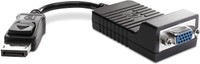 HP Display Port to VGA Adapter P/N:752661-001 0.2032 m VGA Cable(Compatible with Laptop, Desktop, Gaming PC, Black, One Cable)
