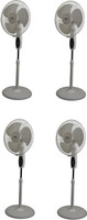 USHA Striker PF 0 mm 400 mm 3 Blade Pedestal Fan(White, Pack of 4)