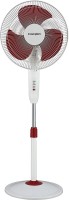 CROMPTON Whirlwind Gale 400 mm 3 Blade Pedestal Fan(White Red, Pack of 8)