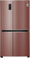 LG 687 L Direct Cool Side by Side Refrigerator(Amber Steel, GC-B247SVZV)