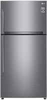 LG 630 L Frost Free Double Door 2 Star Refrigerator(Shiny Steel, GR-H812HLHU)