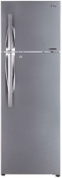 View LG 360 L Direct Cool Double Door 3 Star (2020) Refrigerator(Shiny Steel, GL-T402JPZ3) Price Online(LG)