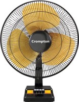 Crompton SDX black gold 400 mm 3 Blade Table Fan(Black Gold, Pack of 1)
