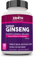 Zenith Nutrition Ginseng-500mg-100 Nos(100 No)