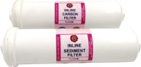 KENT sediment & carbon inline set Solid Filter Cartridge(0.001, Pack of 2)
