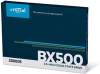 Crucial CT 2000 GB Laptop, Desktop Internal Solid State Drive (SSD) (BX500)(Interface: SATA, Form Factor: 2.5 Inch)
