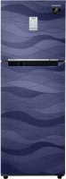 SAMSUNG 253 L Frost Free Double Door 3 Star Convertible Refrigerator(Blue Wave, RT28T3753UV/HL)