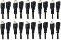 C&E CNE519289 3 m HDMI Cable(Compatible with TV, Laptop, Black)