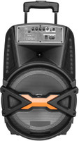 Gadget-Wagon NIC-1240 12 inches Bluetooth trolley 2 mics wireless with FM , USB , parties Indoor, Outdoor PA System(100 W)