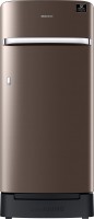SAMSUNG 198 L Direct Cool Single Door 3 Star Refrigerator with Base Drawer(Luxe Brown, RR21T2H2YDX/HL)