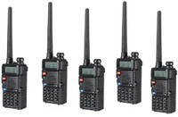 Joyance UV-5R Walkie Talkie 4-5 km Range, 16 Channel, with Earpiece,FM Radio, LED Torch (Pack Of 5) UV-5R Walkie Talkie 4-5 km Range, 16 Channel, with Earpiece,FM Radio, LED Torch (Pack Of 5) Walkie Talkie(Black)