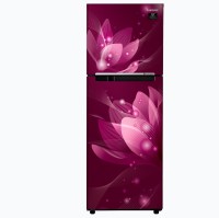 SAMSUNG 253 L Frost Free Double Door 2 Star Refrigerator(Saffron Red, RT28T3032R8/HL)