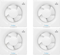 Polycab Freshner 100% Copper Motor || ABS Virgin Plastic || Power Saving Motor || 2 Years Guarantee 250 mm Silent Operation 5 Blade Exhaust Fan(White, Pack of 4)