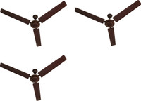 USHA Energia Isi CF 1200 mm 3 Blade Ceiling Fan(Brown, Pack of 3)