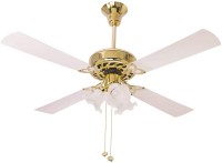 Crompton URAS1200IVY Pack of 1 1200 mm 4 Blade Ceiling Fan(gold, white, Pack of 1)