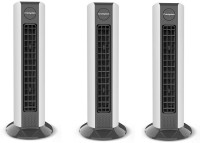 Crompton Air Buddy Kitchen Pack of 3 Tower Fan(Grey, Pack of 3)
