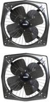 USHA S.PH TURBO HDEF 900RPM ISI 450 mm 4 Blade Exhaust Fan(GREY, Pack of 2)