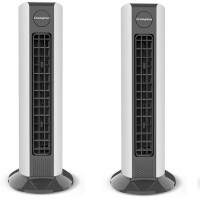 Crompton Air Buddy Kitchen Pack of 2 Tower Fan(Grey, Pack of 2)