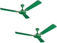 BAJAJ Grace Dlx 1200 mm 3 Blade Ceiling Fan(Emerald Green, Pack of 2)