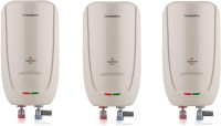 Crompton 3 L Instant Water Geyser (WGIWH SOL NEO Pack of 3, Ivory)