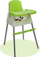 LuvLap 4 in 1 Convertible High Chair Cum Booster Seat(Green)