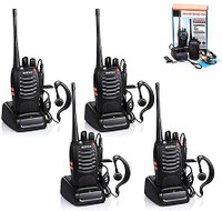 Zeom 2 Way Handheld Radio UHF 400-470MHz CTCSS/ Flashlight with Earpiece Programming Cable Walkie Talkie 2 Way Handheld Radio UHF 400-470MHz CTCSS/ Flashlight with Earpiece Programming Cable Walkie Talkie Walkie Talkie(Black)