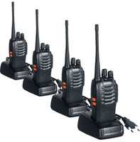 Zeom Baofeng BF-888S Walkie Talkie with 2-Way Outdoor Radios - Pack of 4 Baofeng BF-888S Walkie Talkie with 2-Way Outdoor Radios - Pack of 4 Walkie Talkie(Black)