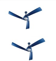 BAJAJ Euro NXG Anti-Germ BBD 1200 mm 3 Blade Ceiling Fan(Cobalt Blue, Pack of 2)