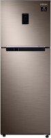 SAMSUNG 324 L Frost Free Double Door 2 Star Convertible Refrigerator(Luxe Brown, RT34T4542DX/HL)