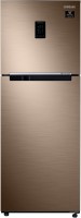 SAMSUNG 324 L Frost Free Double Door 2 Star Convertible Refrigerator(Luxe Bronze, RT34T4542DU/HL)