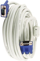 DRMS STORE Male VGA to Male VGA cable 40 Meter 40 m VGA Cable(Compatible with Computer Monitors, Televisions, Desktop, Laptop, White, One Cable)