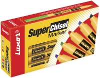 LUXOR 999 N Super Chisel Marker(Set of 10, Multicolor)