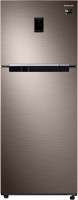 SAMSUNG 394 L Frost Free Double Door 2 Star Convertible Refrigerator(Refined Brown, RT39R5588DX/TL)