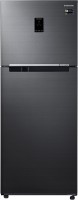 SAMSUNG 394 L Frost Free Double Door 3 Star Convertible Refrigerator(Black Inox, RT39R553EBS/TL)