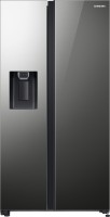SAMSUNG 676 L Frost Free Side by Side Refrigerator(Mirror Black, RS74R53012A/TL)