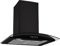 Kaff 1234 Auto Clean Wall Mounted Chimney(black 1800 CMH)