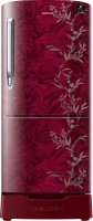 SAMSUNG 192 L Direct Cool Single Door 3 Star Refrigerator with Base Drawer(Mystic Overlay Red, RR20T182Y6R/HL)