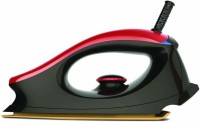 BAJAJ High Quality Dry Iron With Silicone Matte 1000 Watts (Black and Red) 1000 W Dry Iron(Black)