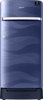 SAMSUNG 198 L Direct Cool Single Door 4 Star Refrigerator with Base Drawer(Blue Wave, RR21T2H2XUV/HL)