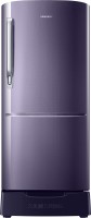 SAMSUNG 192 L Direct Cool Single Door 3 Star Refrigerator with Base Drawer(Pebble Blue, RR20T282YUT/NL)