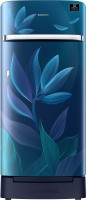 View Samsung 198 L Direct Cool Single Door 4 Star (2020) Refrigerator with Base Drawer(Paradise Blue, RR21T2H2X9U/HL)  Price Online