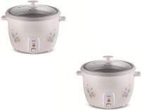 USHA Multi 3728 Electric Rice Cooker with Steaming Feature(2.8 L, White)