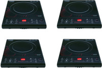 USHA 3616 Pack of 4 Induction Cooktop(Black, Push Button)