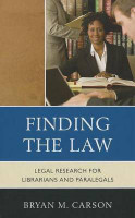 Finding the Law(English, Hardcover, Carson Bryan M.)
