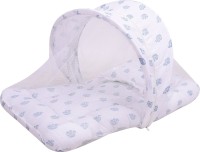 Mom's Home Cotton Infants Baby Organic Cotton Bedding with Mosquito Net 0TO18 Mosquito Net(White)