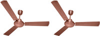 USHA Arion 1200 mm 3 Blade Ceiling Fan(Antique Copper, Pack of 2)