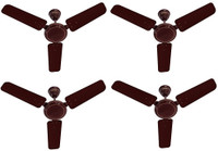 USHA Ace-Ex 1200 mm 3 Blade Ceiling Fan(Brown, Pack of 4)
