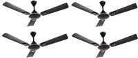 USHA Elsa 1200 mm 3 Blade Ceiling Fan(Starshine Grey, Pack of 4)