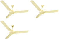 USHA Super Striker 1200 mm 3 Blade Ceiling Fan(Pearl Ivory, Pack of 3)